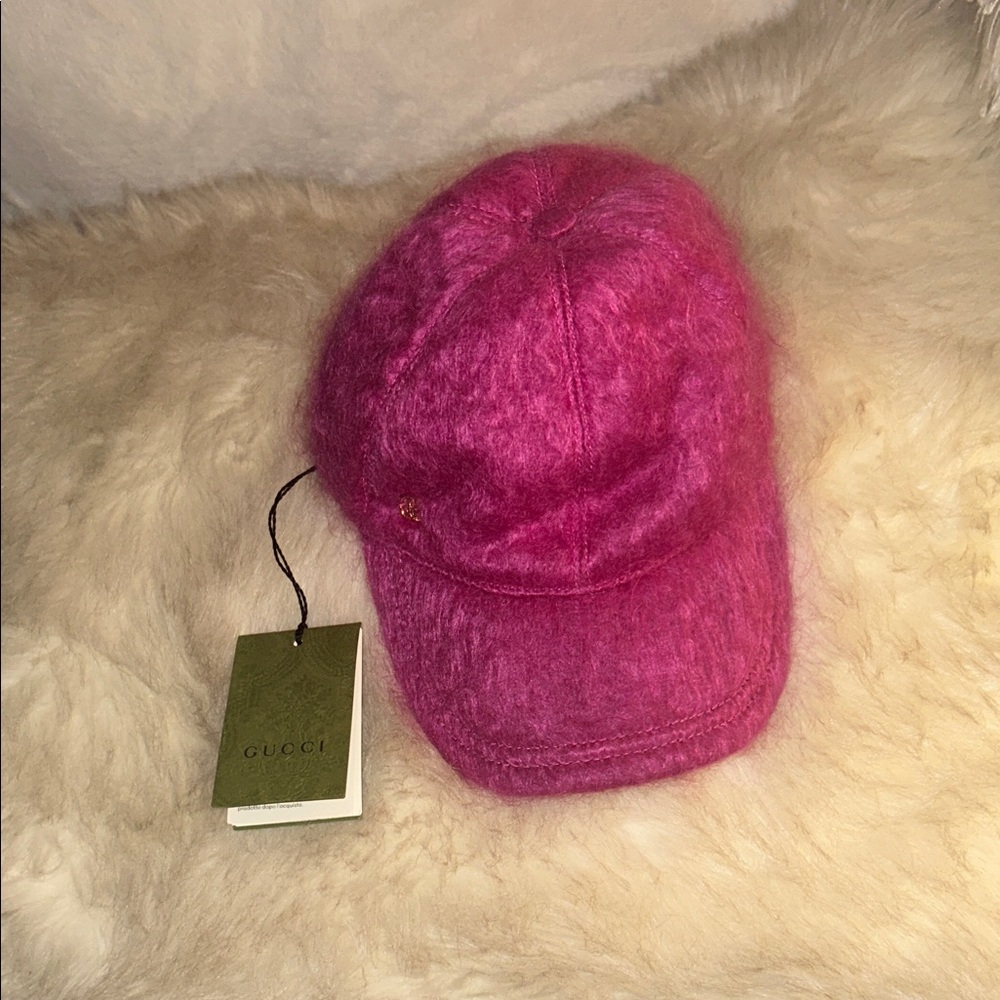 Gucci Vibrant Pink Wool Cap